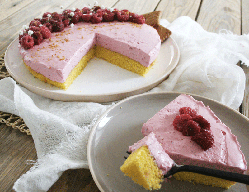 Gateau Nuage De Framboise 1 Cocotte Et Biscotte