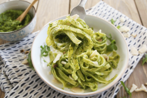 Tagliatelles Au Pesto De Roquette Une Recette Simple Et Gourmande